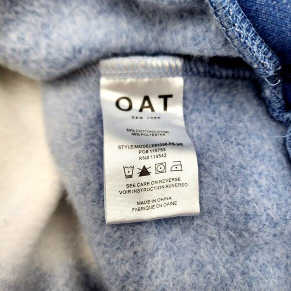 OAT New York Blue Jay Stripe Sweatshirt Size XS NWT - Picture 10 of 11